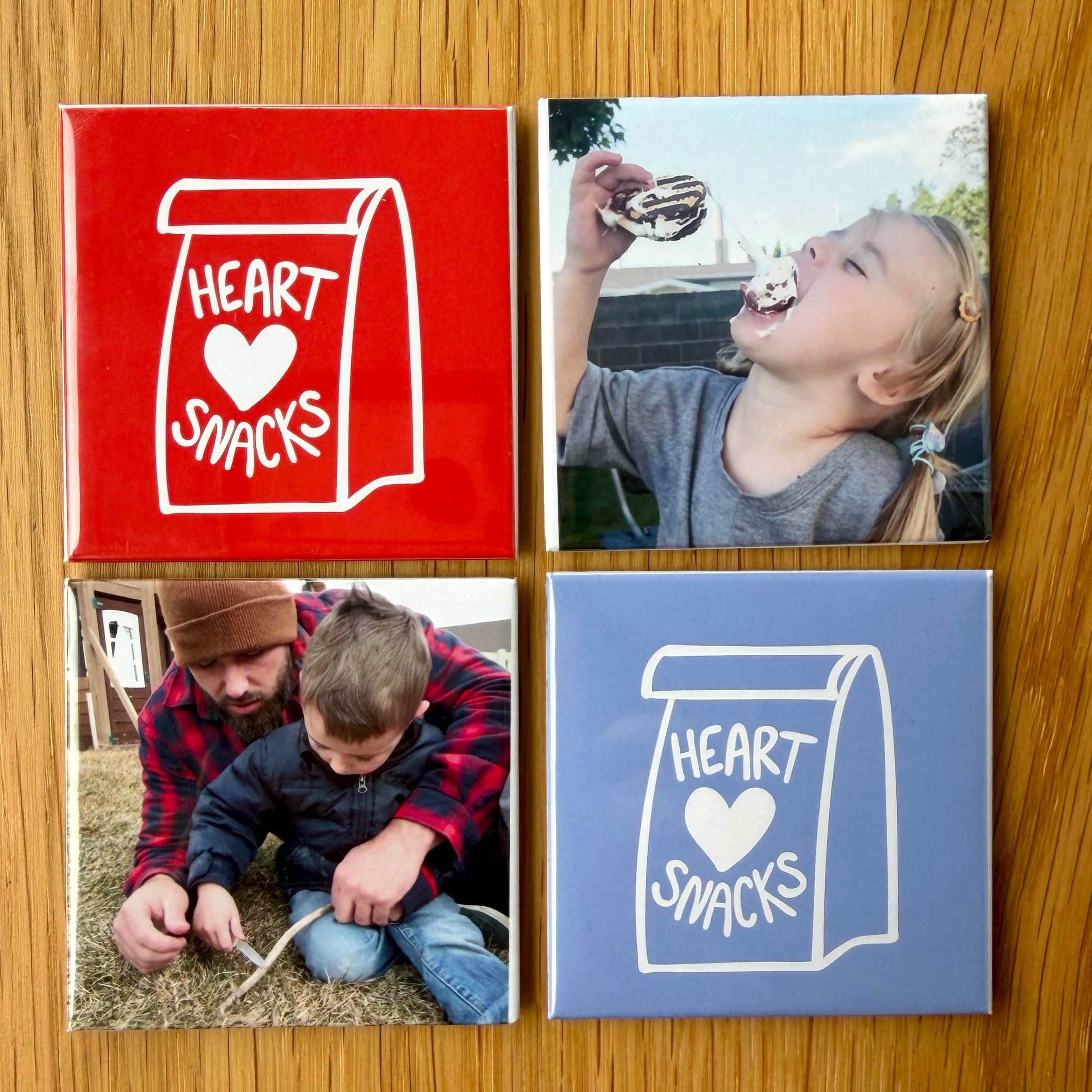 Custom Photo Magnets (2"x2") - Put Your Heart On Your Fridge